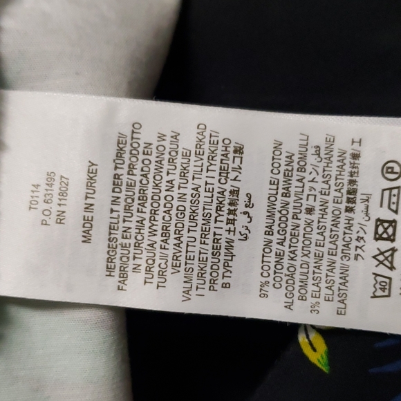 Boden Dark Floral Capri Pants Cropped Size 4 - Picture 12 of 13